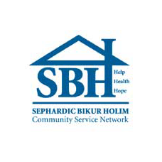Logo for SBH, a community service network in Brooklyn that Dr. Halabi is involved in.