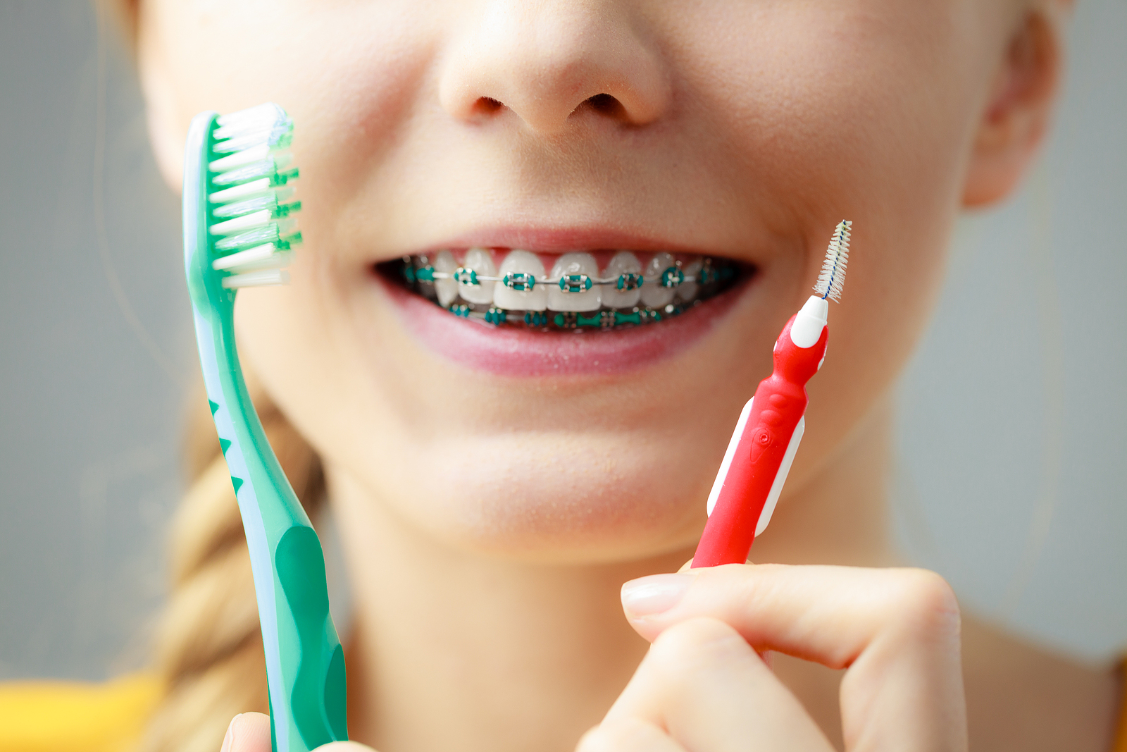 Best toothpaste for braces on bathroom counter